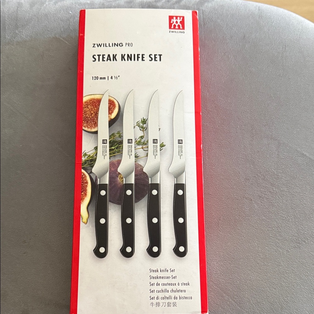 Pro Steak Knife Set - Black